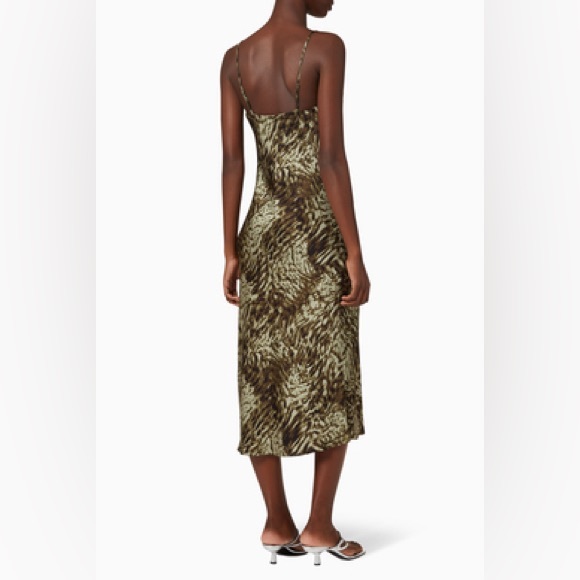 NWT Good American Jungle Print Slip Dress - Picture 4 of 7